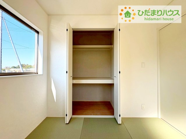 常陸大宮市石沢第4　新築戸建　1号棟の収納|各居室にはしっかりと収納を完備！