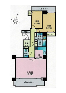 【間取り】 | パークハウス多摩川南五番館