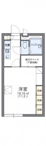 レオパレス有明の間取り