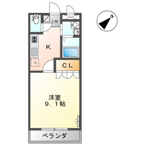 【間取り】 | エバーハイム岩津