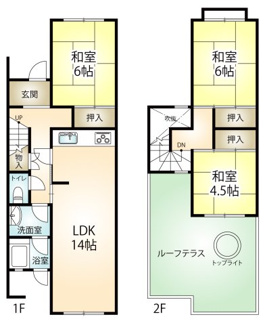 【間取り】 | ガーデンハウス岩岡住宅