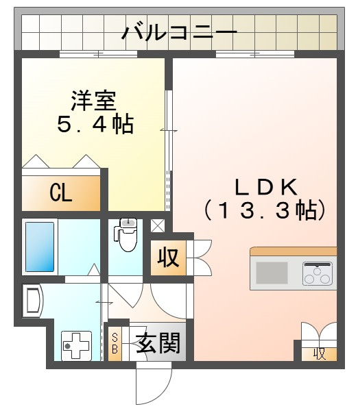DiamondGreenの間取り