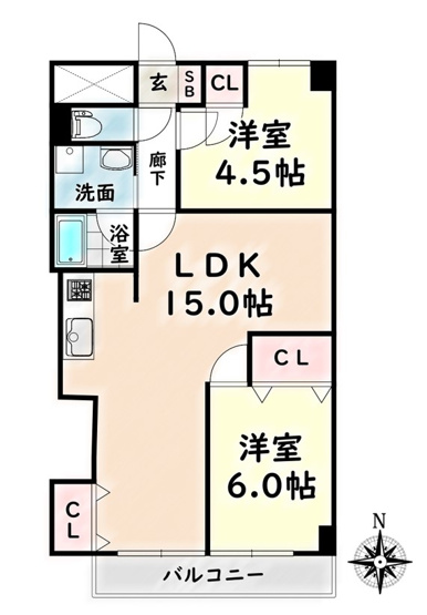 【間取り】 | Kスクエアサウス【名古屋市賃貸・エレベーター付】