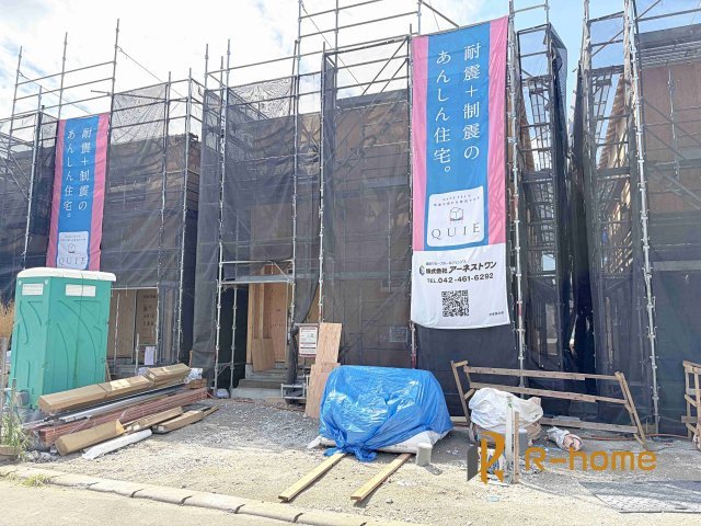 土浦市乙戸南第6　新築戸建て　5号棟の外観|ご予約を頂ければ、『平日』はもちろん『早朝』や『夜間』もご見学可能です♪お気軽にお申し付けください♪