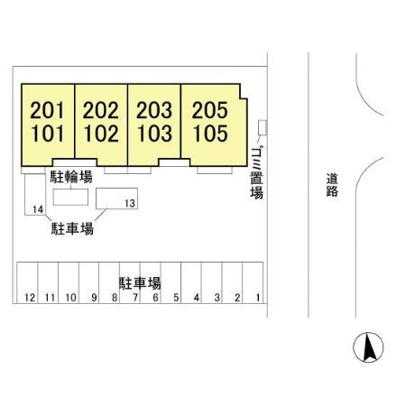 エルクルーズの区画図