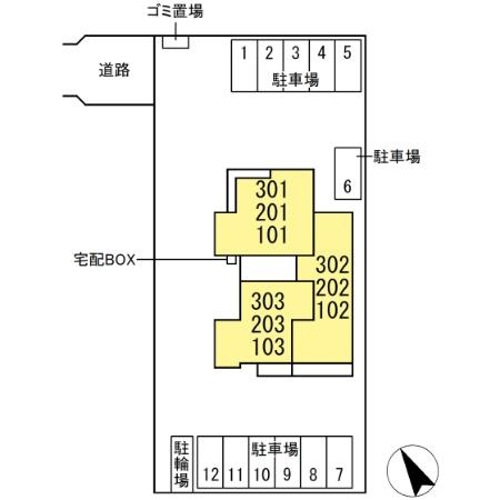 D's LIEN (ディ-ズリアン) Cの区画図