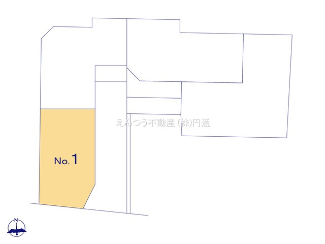 グラファーレ富田町千音寺2期4棟の区画図