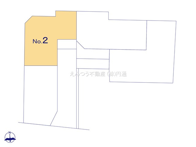 グラファーレ富田町千音寺2期4棟の区画図