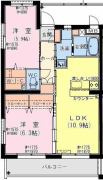 サンテラス・TUTOMIの間取り