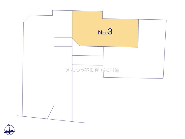 グラファーレ富田町千音寺2期4棟の区画図