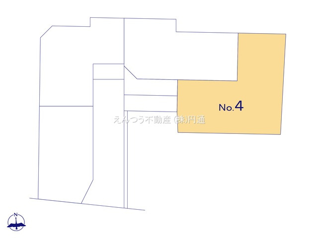 グラファーレ富田町千音寺2期4棟の区画図