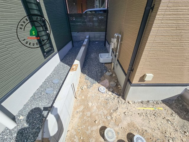 大野城市南ヶ丘6丁目第3-4棟（2号棟）の庭|お庭で自由な時間を過ごせます。