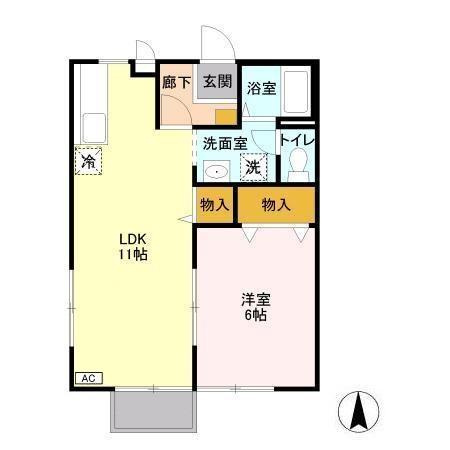 グリーンヒルズＦ棟の間取り