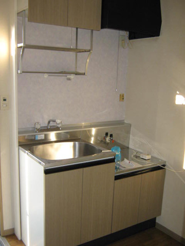 山口市古熊３丁目の一棟アパートのキッチン