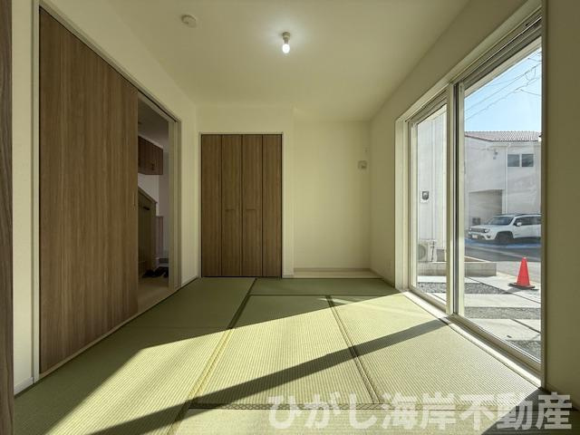 茅ヶ崎市今宿　新築戸建　全8棟の和室|5.6帖　和室