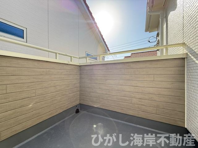 茅ヶ崎市今宿　新築戸建　全8棟のバルコニー|南東バルコニー