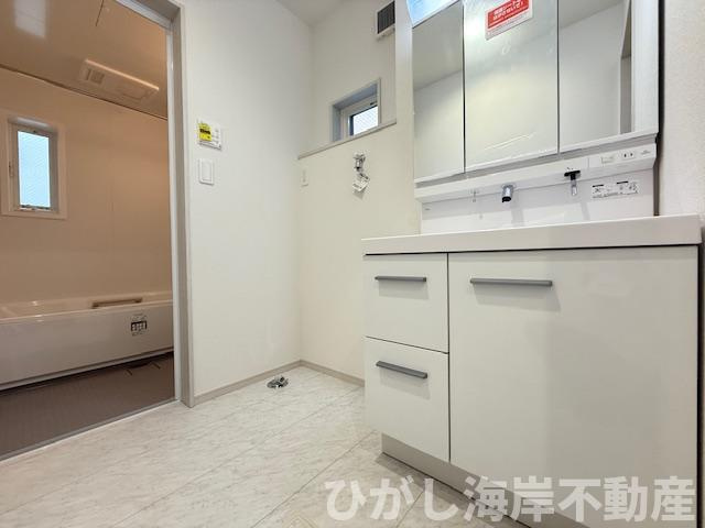 茅ヶ崎市今宿　新築戸建　全8棟の脱衣所|脱衣スペース