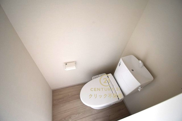 Terrace　水戸市笠原町　2期 　4のトイレ|１階と２階、２ヶ所に清潔なトイレ。
毎日使う空間と機能だから、いつまでも清潔なスペースであってほしいのがトイレです。