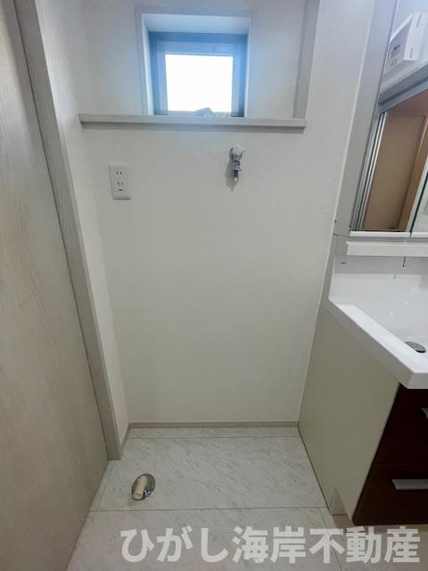 平塚市平塚３丁目　新築戸建　全15棟のランドリースペース|洗濯機置場