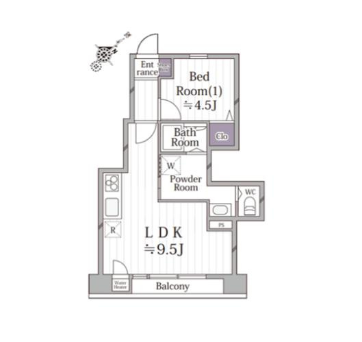 新宿ニューハウジングの間取り