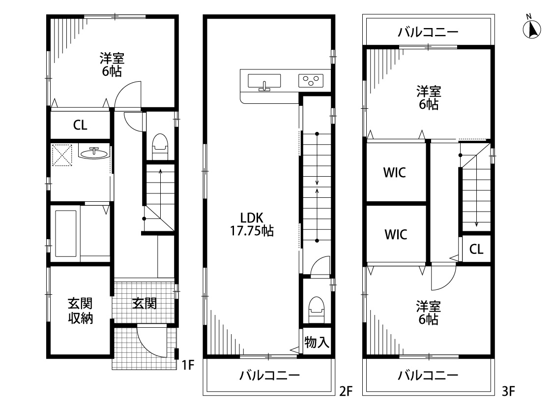 大阪市都島区内代町3丁目の参考プラン