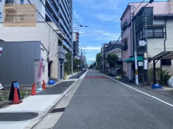 大阪市都島区内代町3丁目の前面道路含む現地写真
