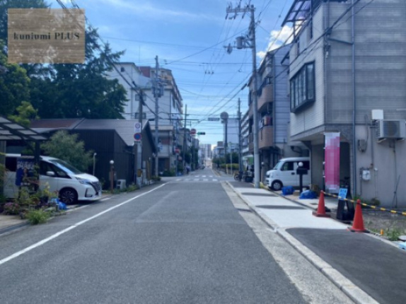 大阪市都島区内代町3丁目の前面道路含む現地写真