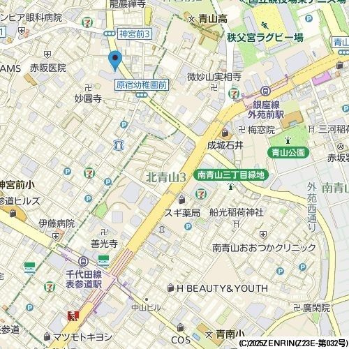 ザ・神宮前レジデンスの地図