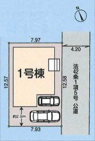 【区画図】 | 川越市大仙波 | 全1棟
