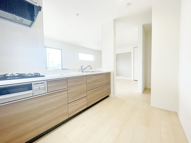 新築戸建・建売　本宮市岩根　Livele Garden　全12棟のキッチン