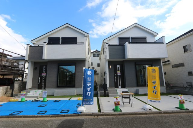 【Heartfull Town】東大和市向原５期の外観|小学校やスーパー、コンビニ等が徒歩5分圏内に揃う、便利で暮らしやすい住環境！