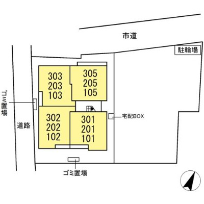 【区画図】 | D-ROOM新宿Ⅰ-A