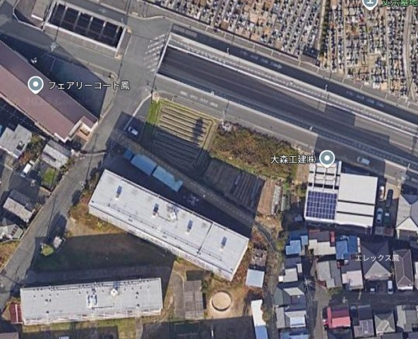 堺市西区鳳南町３丁の区画図