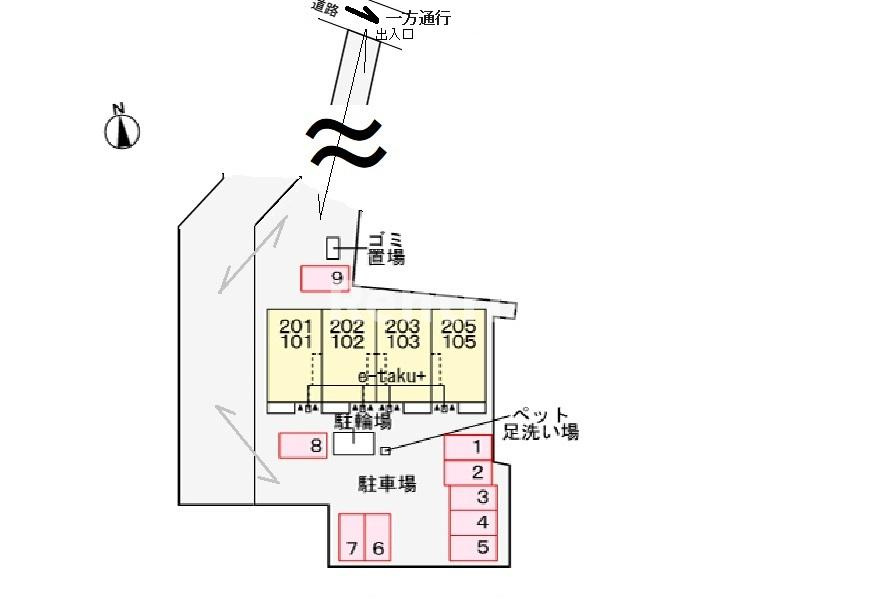 シエル　ブルーの区画図