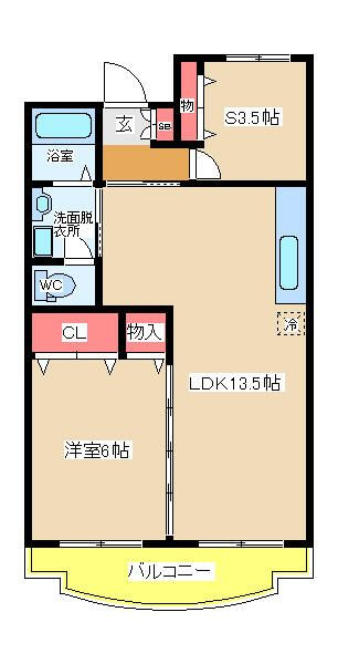 メゾン明星の間取り