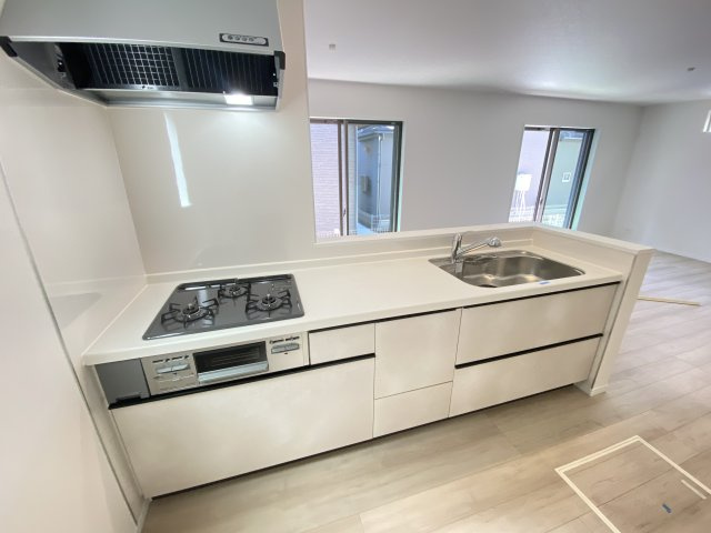 『八王子市新築戸建て』八王子市川口町2120-1【仲介手数料無料】　１７期のキッチン|～仲介手数料無料☆八王子ひなた不動産～　八王子市川口町　新築戸建て