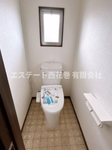 コーポひやまのトイレ|洗浄機能付き暖房便座（新品）