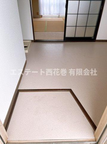 コーポひやまの玄関