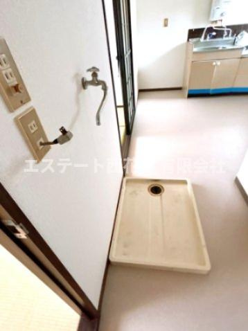 コーポひやまの設備|洗濯機置き場