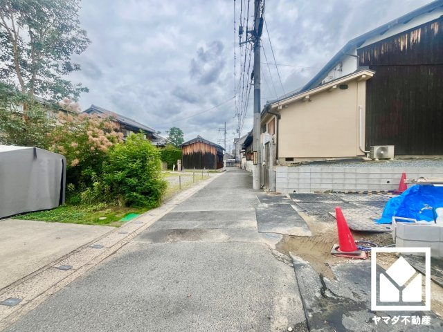 久御山町市田珠城　1期　2号地の前面道路含む現地写真|6月23日　現地写真更新