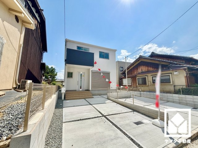 久御山町市田珠城　1期　1号地の前面道路含む現地写真