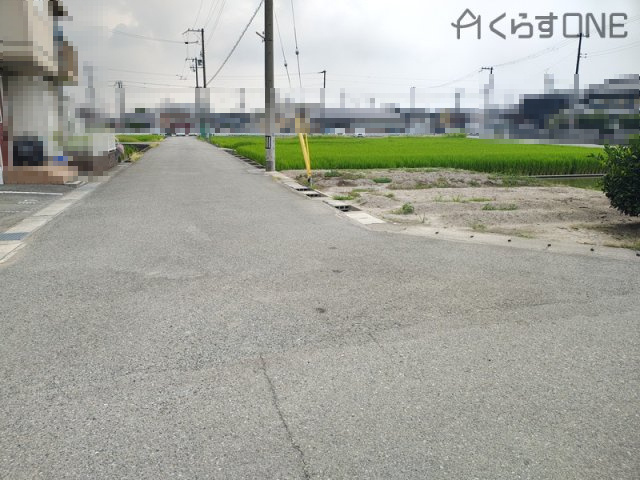 【前面道路含む現地写真】 | 姫路市網干区垣内南町／2区画 | 分譲地全体写真です！