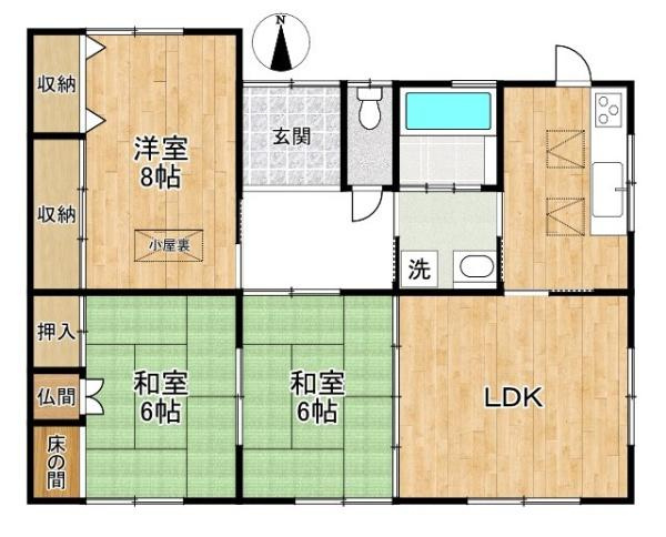 奈良市富雄川西２丁目　一戸建