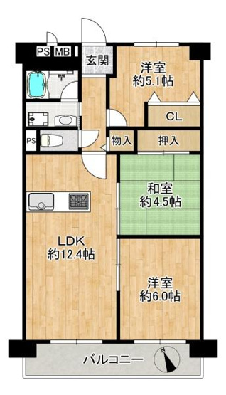 【間取り】 | ユニライフ垂水千代が丘