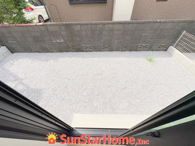 【サンスターホーム】福生市福生　新築2号棟の庭