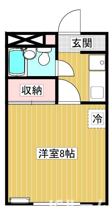 メゾンドノエルⅡの間取り