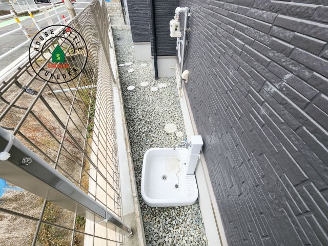 福岡市東区三苫4丁目第3-4棟（2号棟）の庭|お庭で自由な時間を過ごせます。