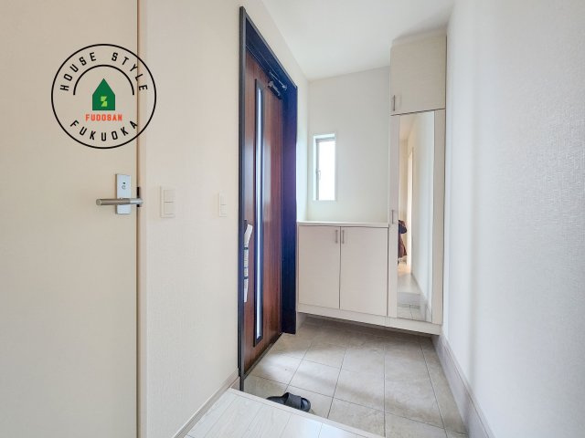 福岡市東区三苫4丁目第3-4棟（2号棟）の防犯設備|二重ロックでしっかり防犯対策ができます。