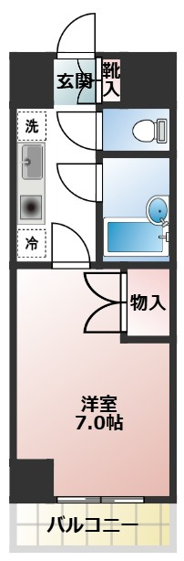ヴァンヴェール府中の間取り