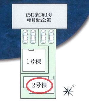 【区画図】 | ファーストタウン八幡市第３男山松里 | 区画図